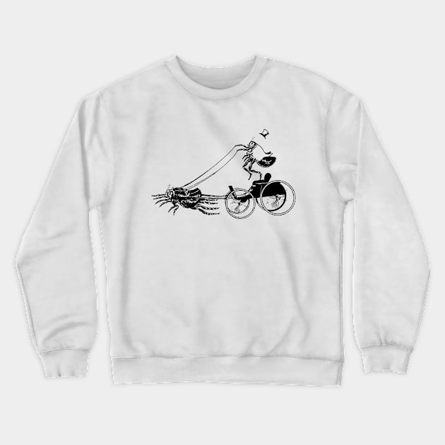 Flea Carriage (dark version) Crewneck Sweatshirt by metaphysical